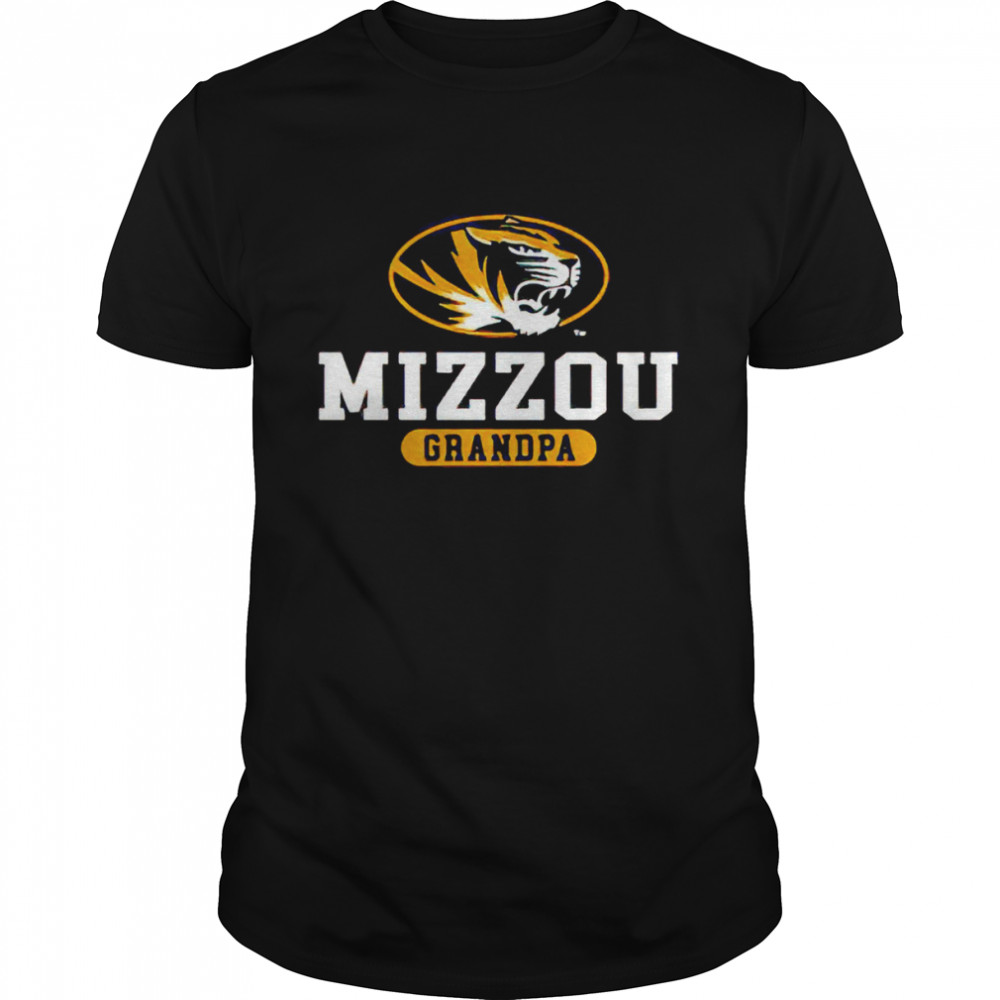 Mizzou grandpa oval tiger head shirt