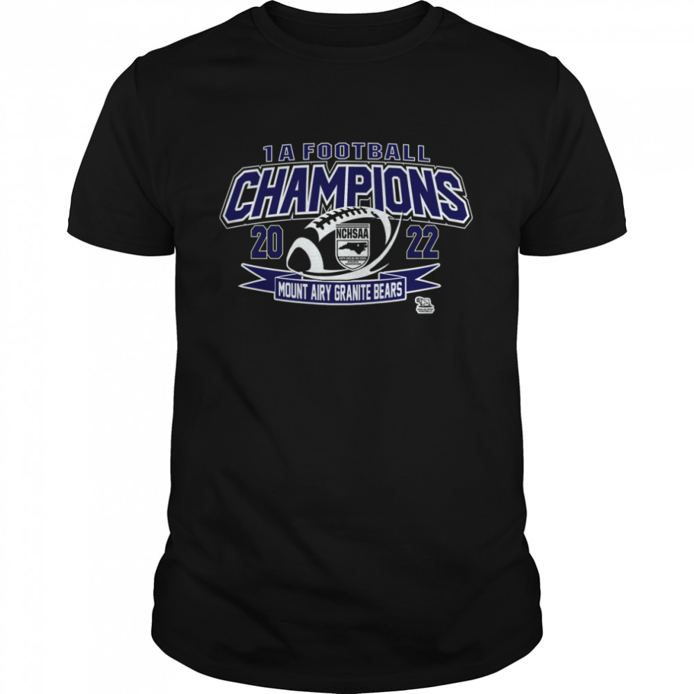 NCHSAA – 1A Football Division Champs shirt