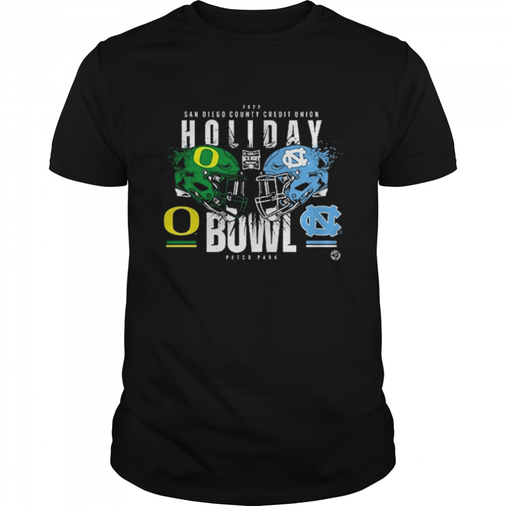 Oregon Vs North Carolina 2022 Holiday Bowl Matchup Shirt