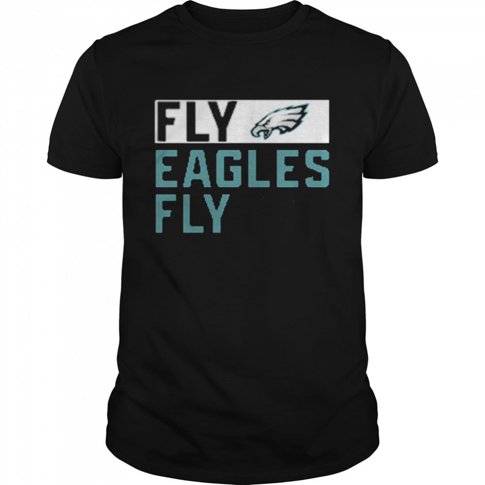 Philadelphia eagles anthracite fly eagles fly crew shirt