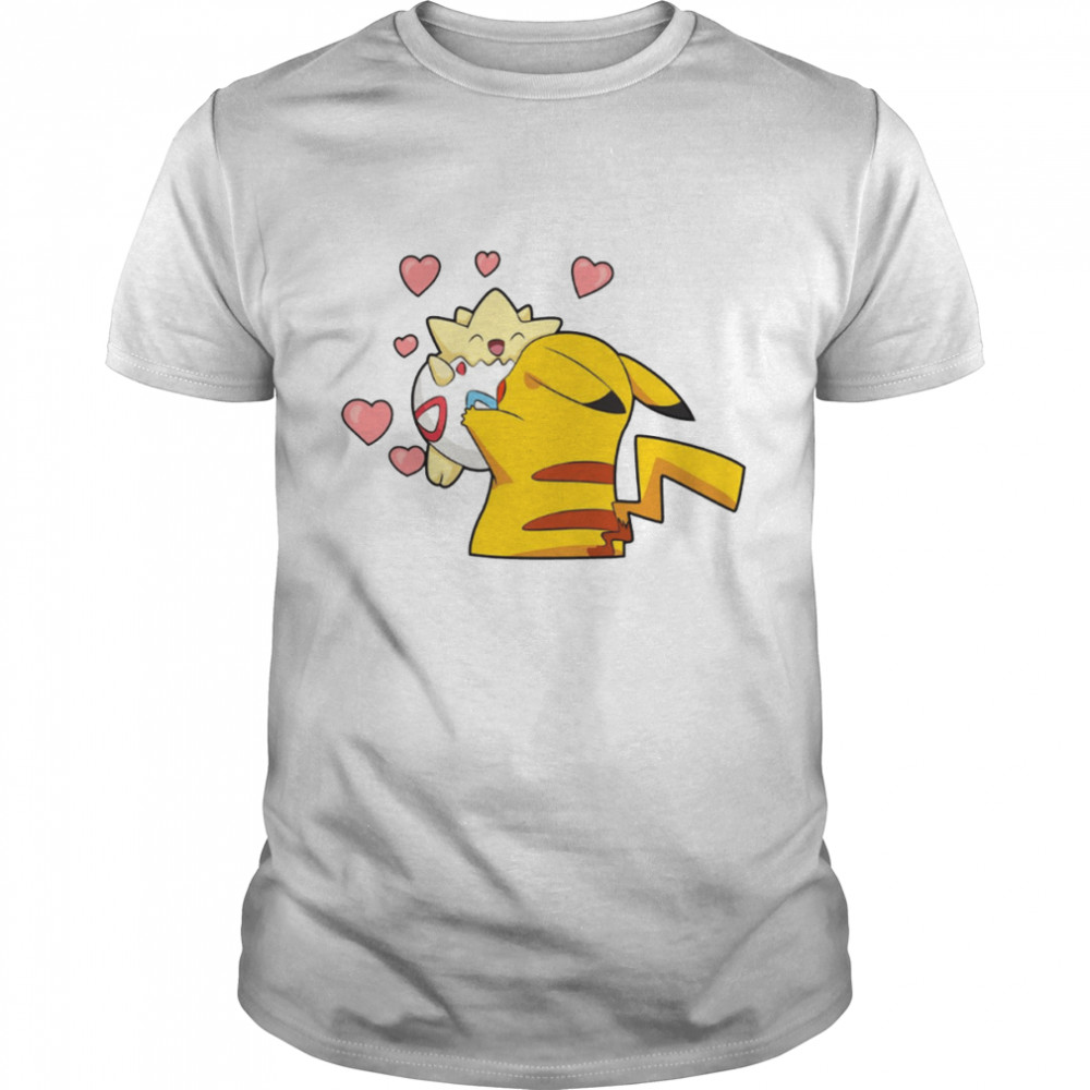 Pokemon Pikachu And Togepi Design shirt