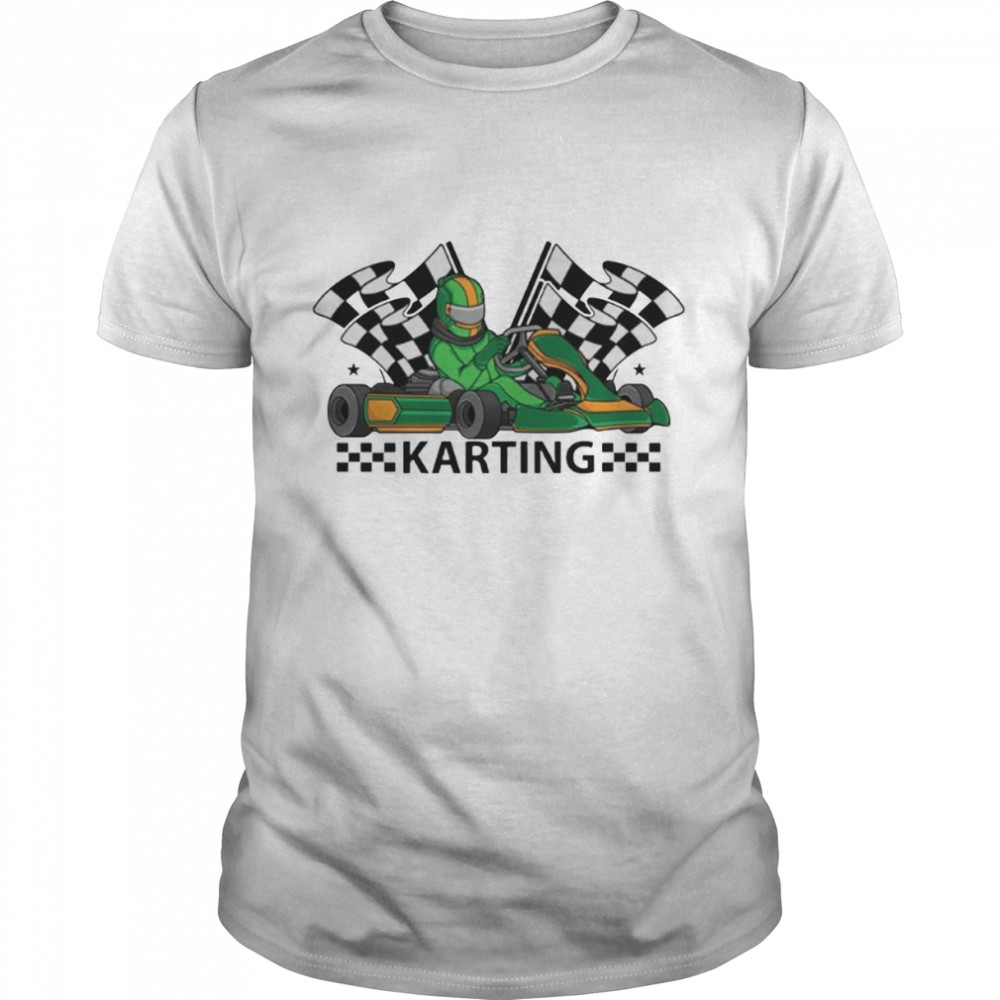 Premium Vector Karting Racing Design shirt