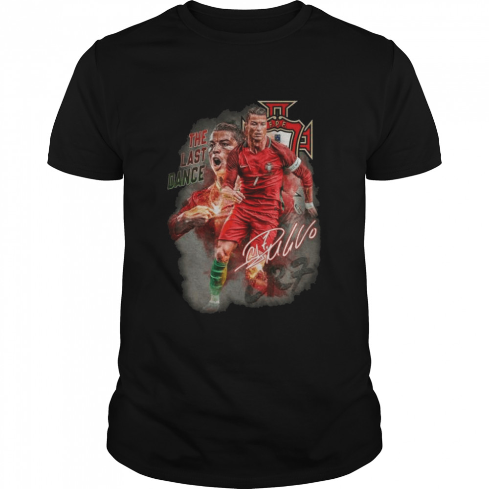 Ronaldo the Last Dance signatures 2022 shirt