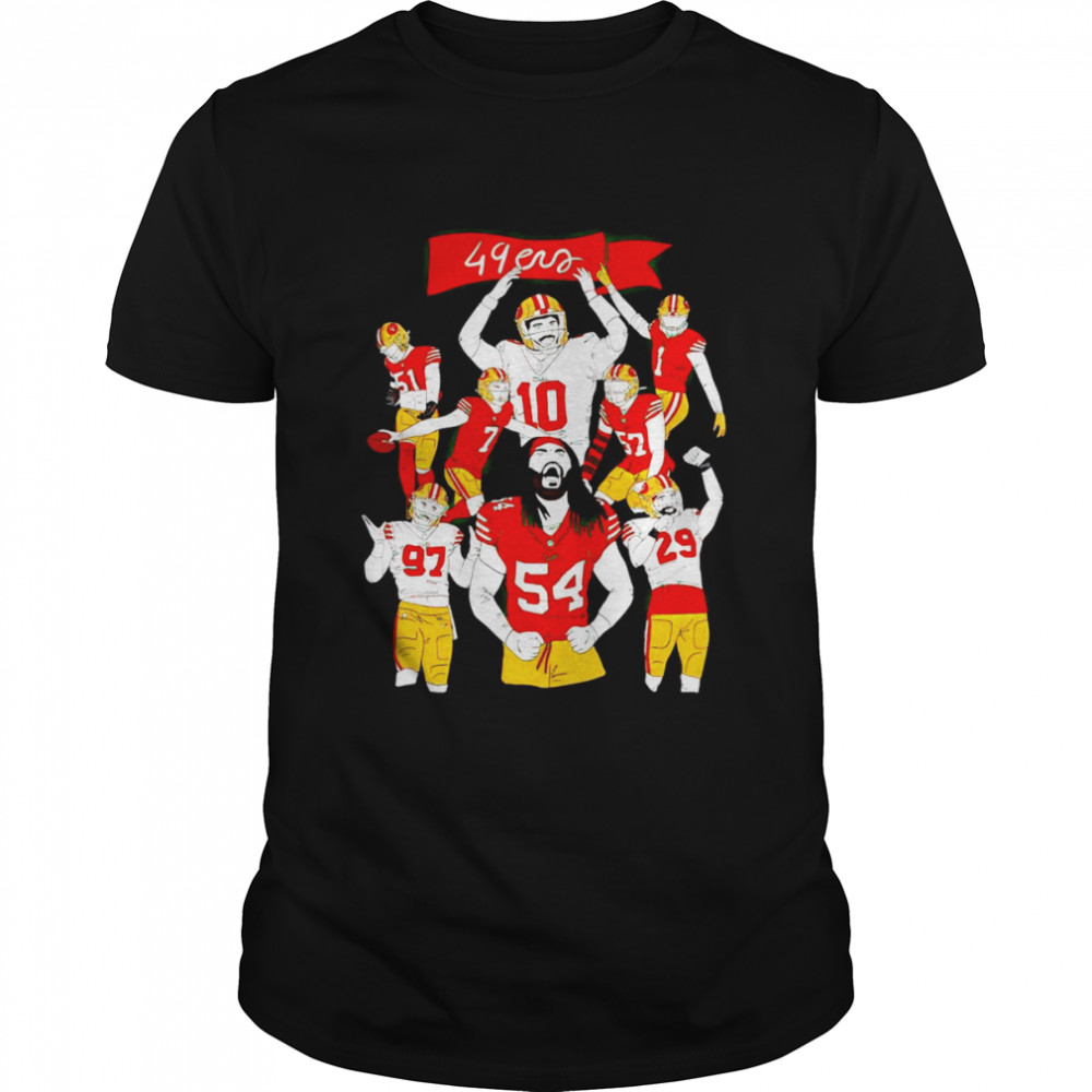 San Francisco 49ers players shutout defense shirt