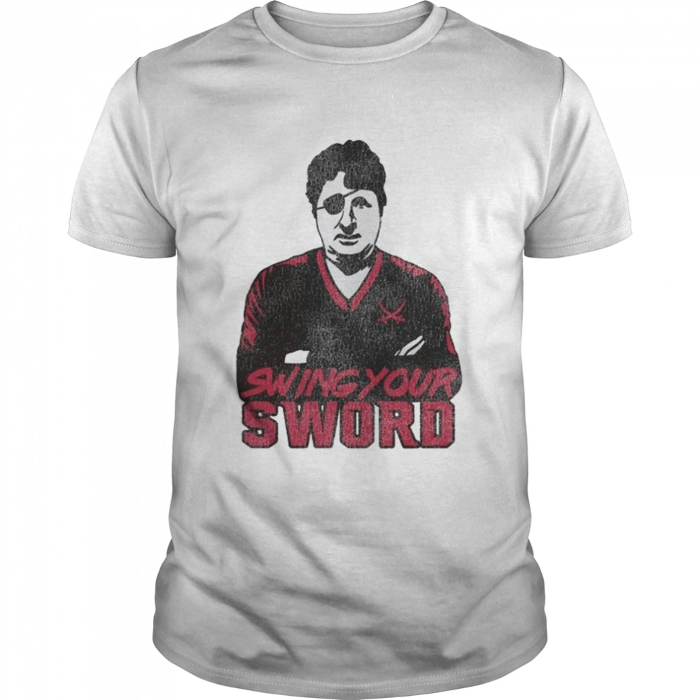 Swing Your Sword Mike Leach College Football Coach Rip shirt