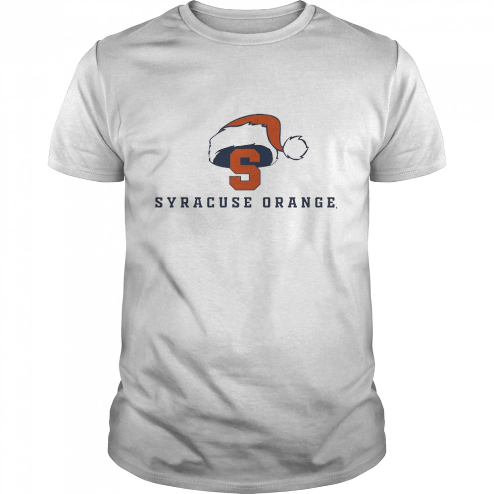 Syracuse Orange Logo With Santa Hat Christmas Shirt