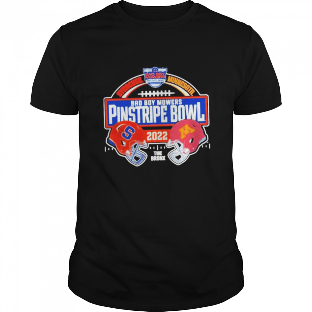 Syracuse Orange Vs Minnesota Golden Gophers 2022 Pinstripe Bowl Match-up Unisex T-Shirt