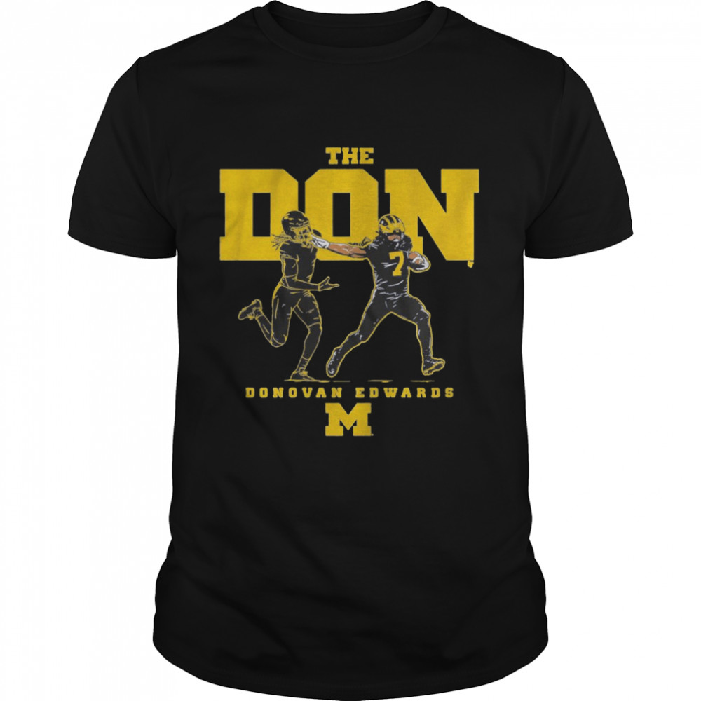 The Don Michigan football Donovan Edwards shirt