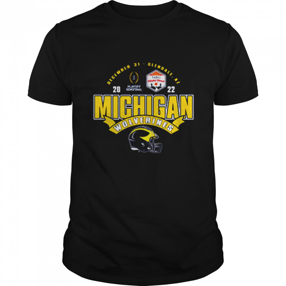 University of Michigan Football 2022 College Football Playoff Fiesta Bowl Nickel Blitz shirt