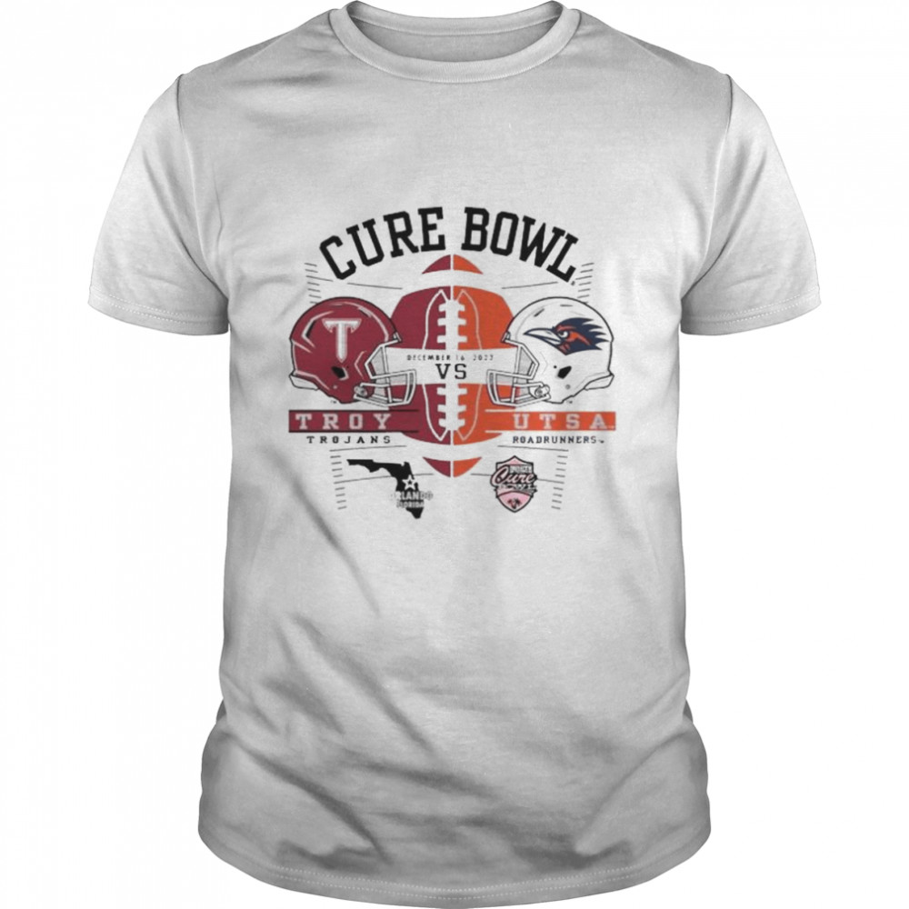 University of Texas San Antonio Football 2022 Cure Bowl Bound Match-Up T-Shirt