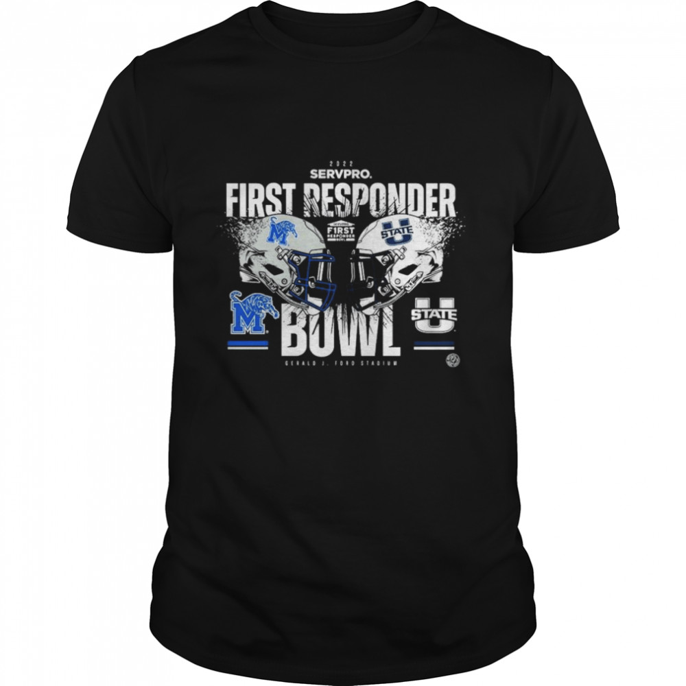 Utah State vs Memphis 2022 First Responder Bowl Matchup shirt