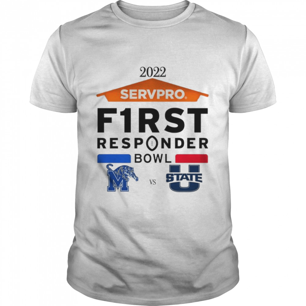 Utah State vs Memphis ​2022 SERVPRO First Responder Bowl shirt