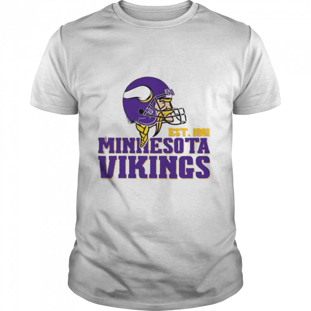 Vintage Minnesota Vikings EST 1961 NFL Football Shirt