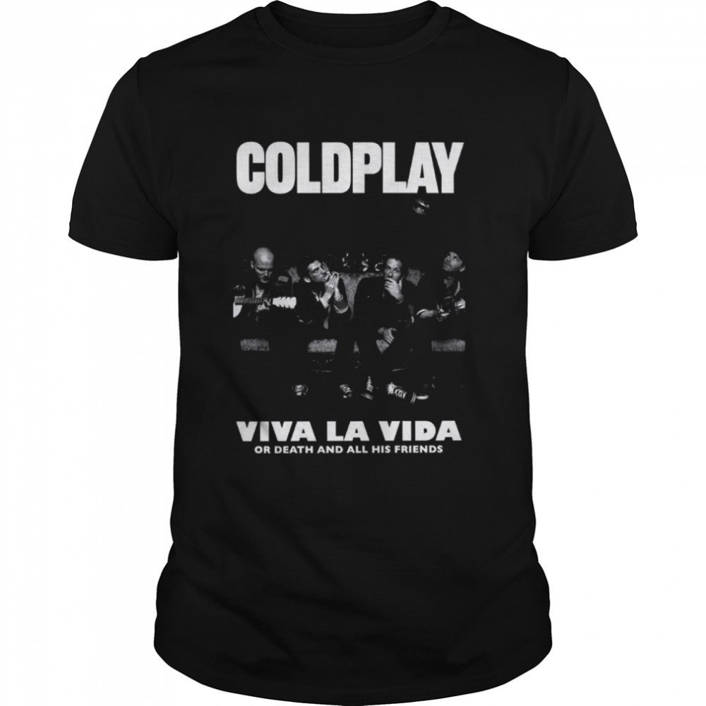 Viva La Diva Coldplay Black And White Art shirt