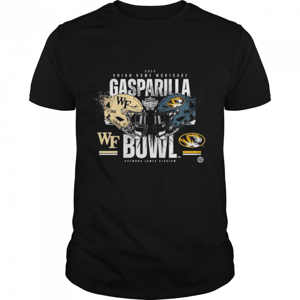 Wake Forest vs Mizzou 2022 Gasparilla Bowl Matchup Shirt