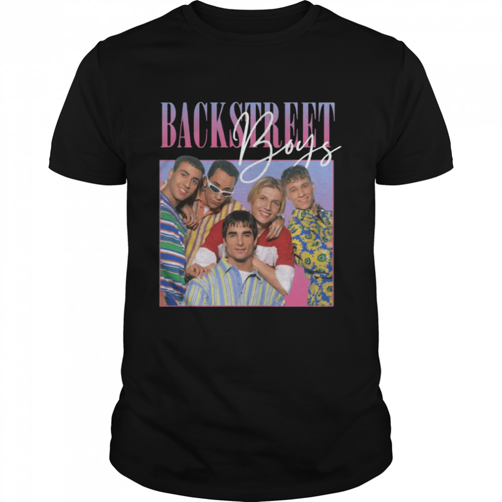 90s Vintage Backstreet Boys Boy Band Throwback Homage shirt