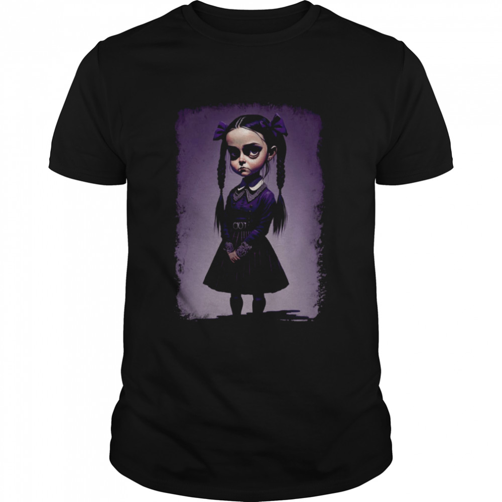 A Mysterious Girl For Halloween Wednesday shirt