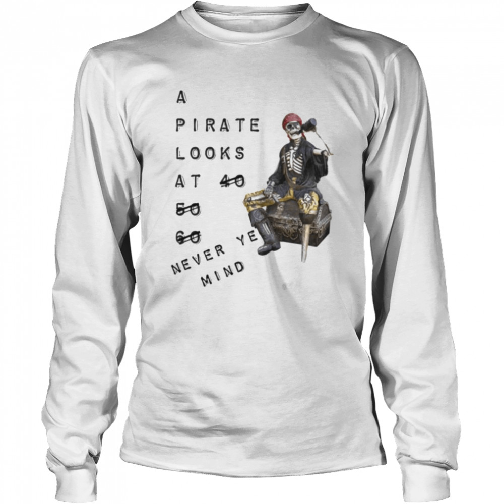 A Pirate Looks At 60 Jimmy Buffett shirt Long Sleeved T-shirt