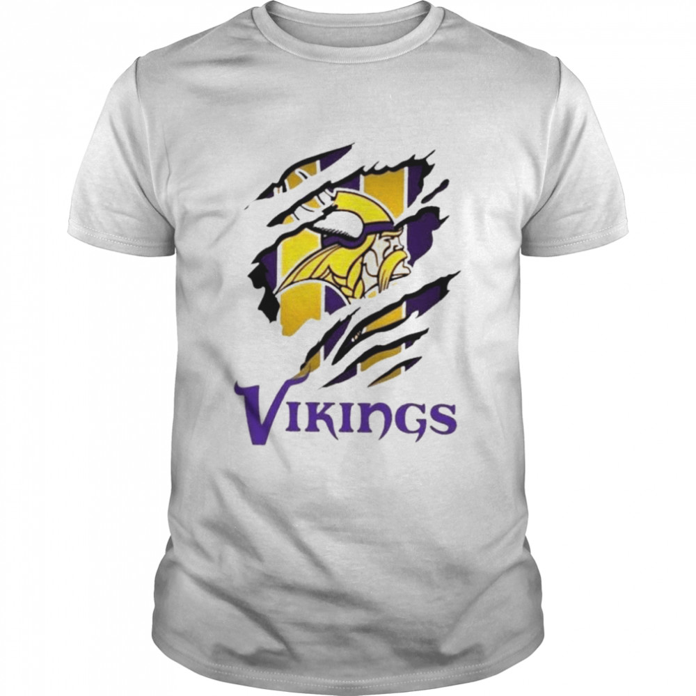 Blood Inside Minnesota Vikings Football Vintage Shirt