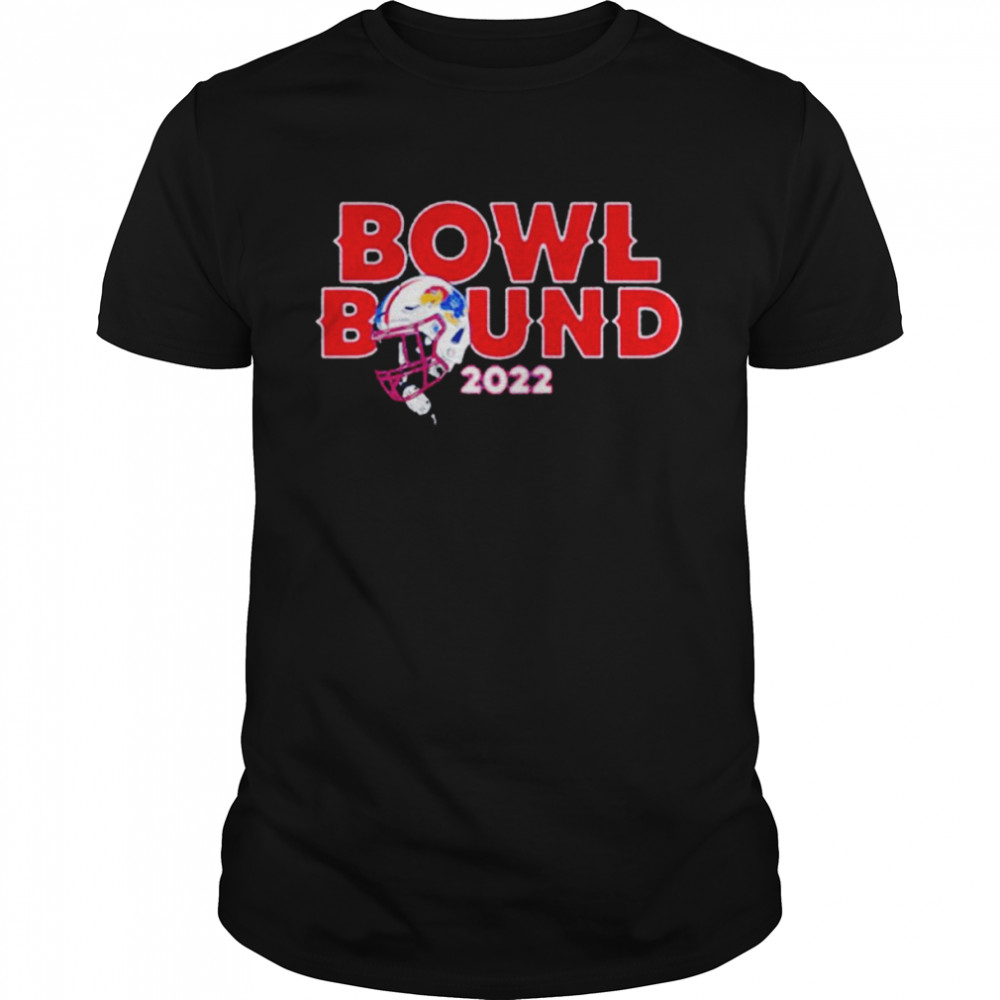 bowl bound Royal Kansas Jayhawks 2022 helmet shirt