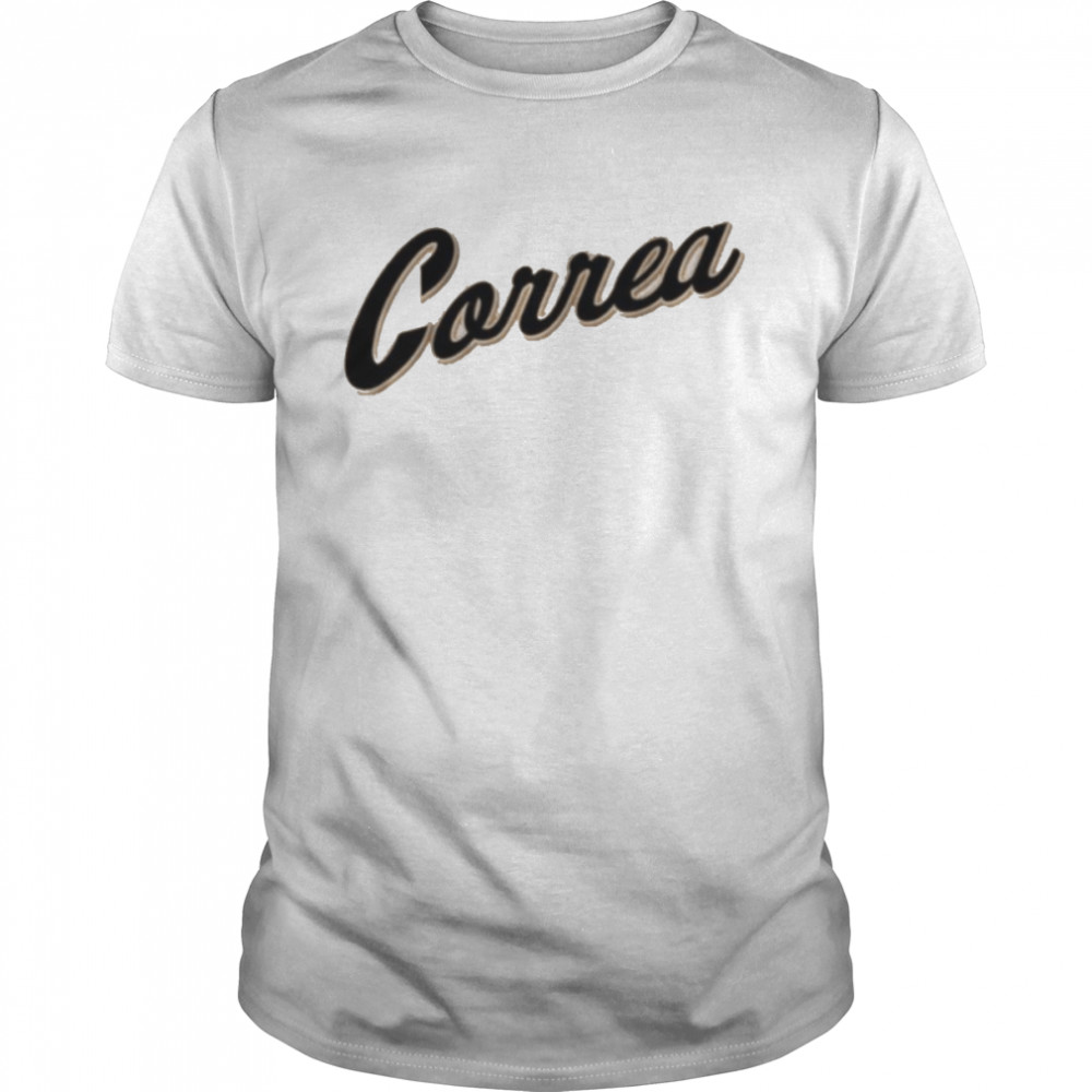 correa SF Giants Carlos Correa script shirt