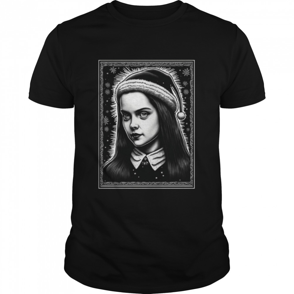 Creepy Wednesday Addams Christmas shirt