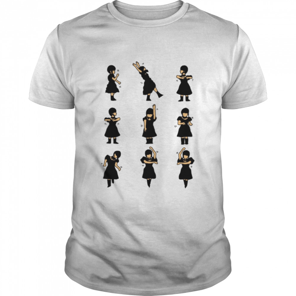 Dance Of Wednesday Chibi Art Funny Wednesday Netflix shirt