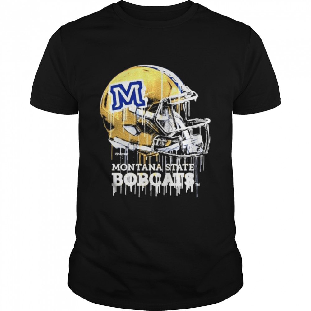 Montana State Bobcats Vintage Helmet Football Shirt