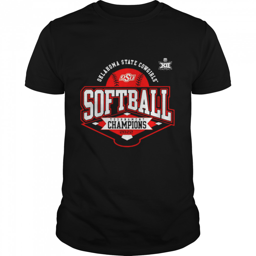 state cowgirls 2022 big 12 softball conference tournament champions T-shirt