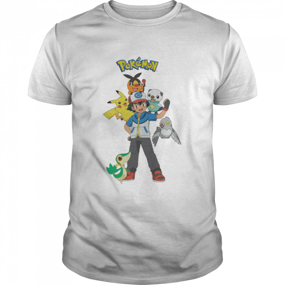 Team Unys Pokemon Design Ash Ketchum shirt