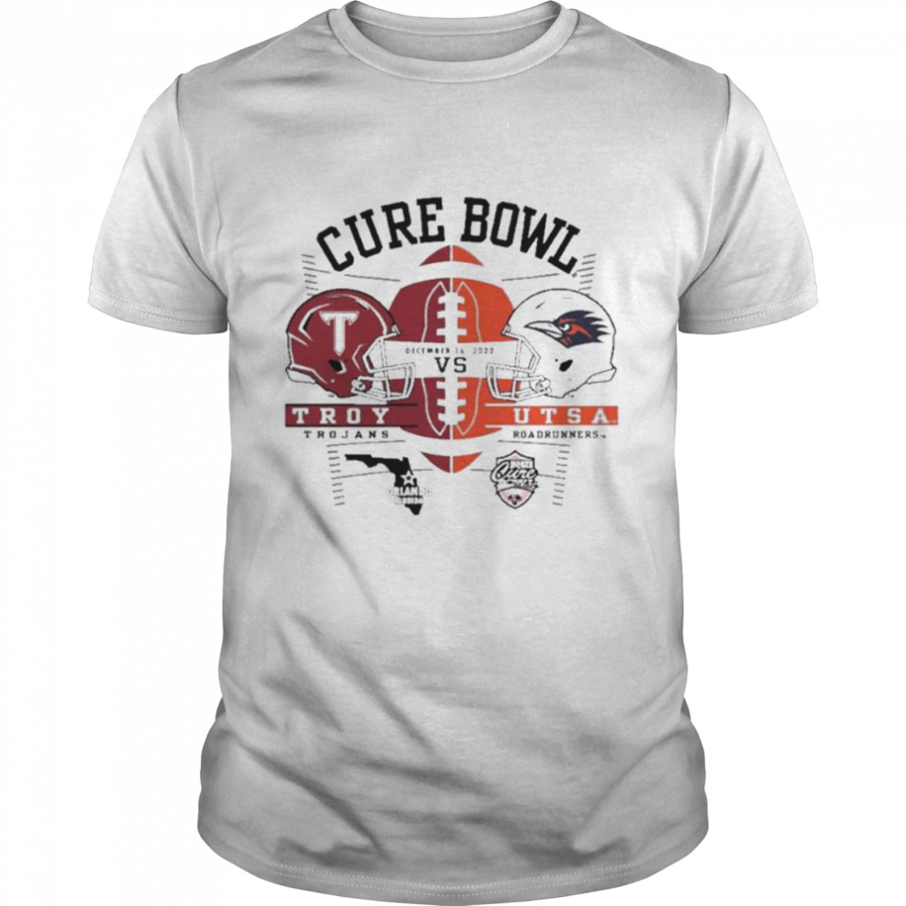 University of Texas San Antonio Football 2022 Cure Bowl Bound Match-Up T-Shirt