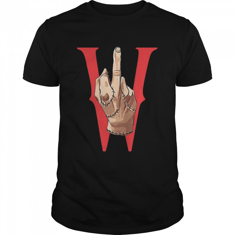 W Thing Middle Finger Wednesday Addams Netflix shirt