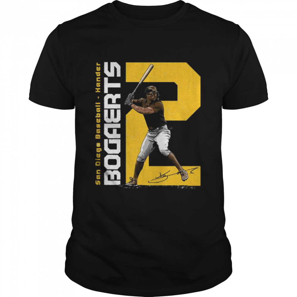 Xander Bogaerts San Diego Vertical signature shirt