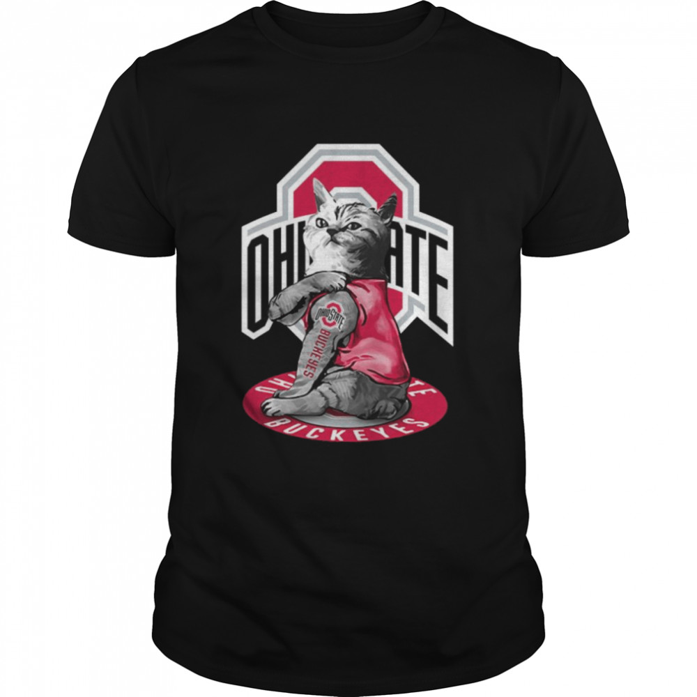 2022 Cat Tattoo Ohio State Buckeyes Shirt