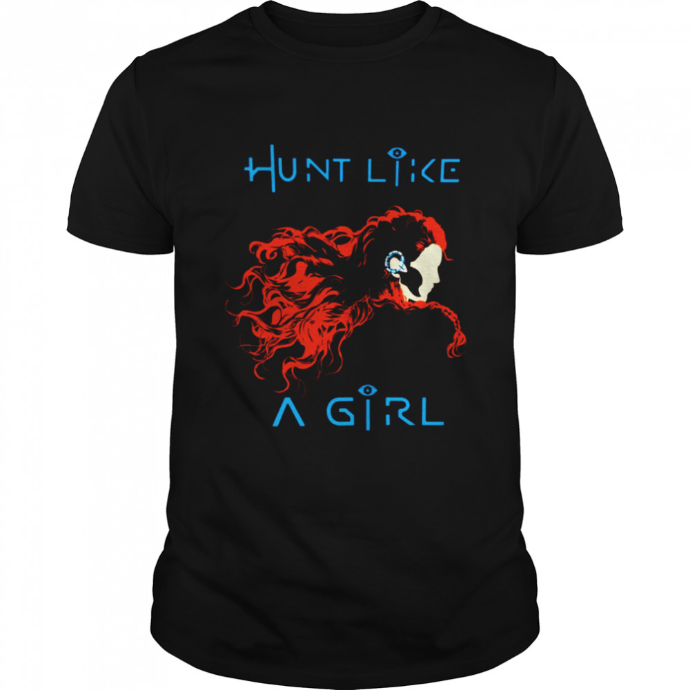 Aloy Hunt Like A Girl Horizon Forbidden West shirt