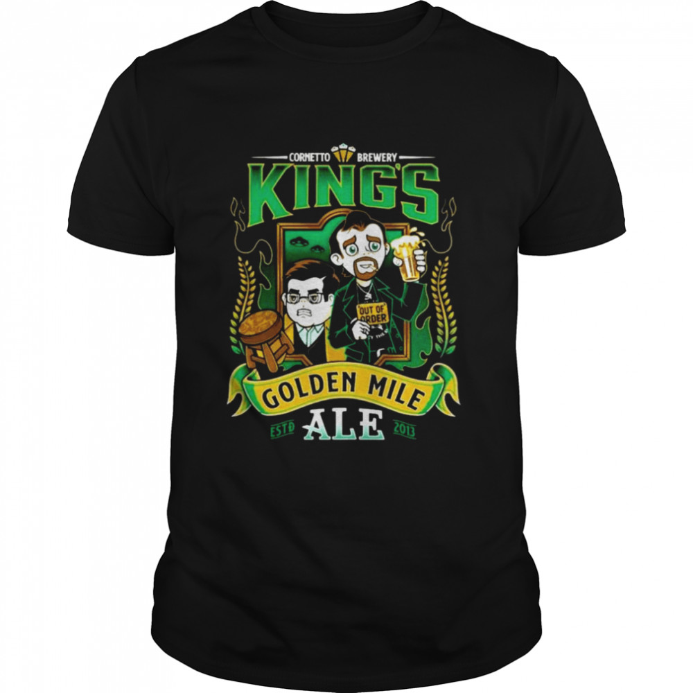 Cornetto Brewery King’s Golden Mile Ale World’s End Craft Beer Shirt