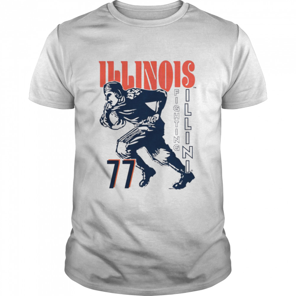 Illinois football vintage fighting Illini shirt