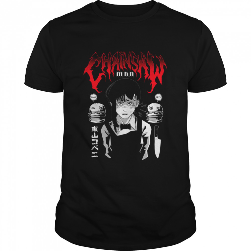 Kobeni Metal Chainsaw Man Manga Character Art shirt