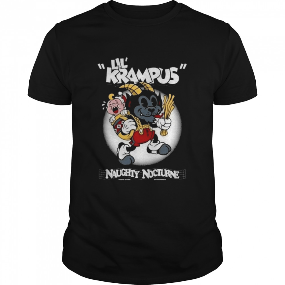 Lil Krampus naughty Nocturne Cartoon Christmas Shirt