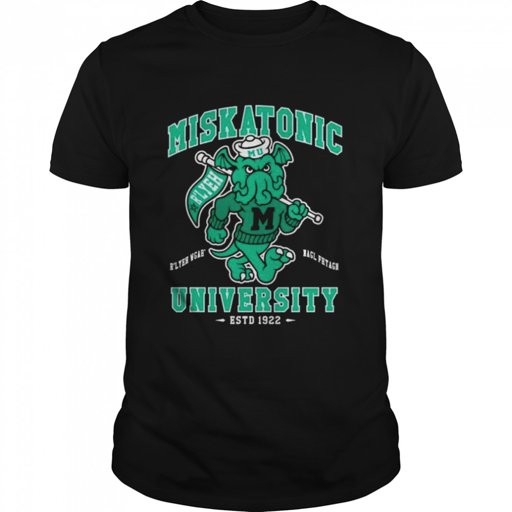 Miskatonic University Cthulhu Creepy Cute Lovecraft Spooky Monster Shirt