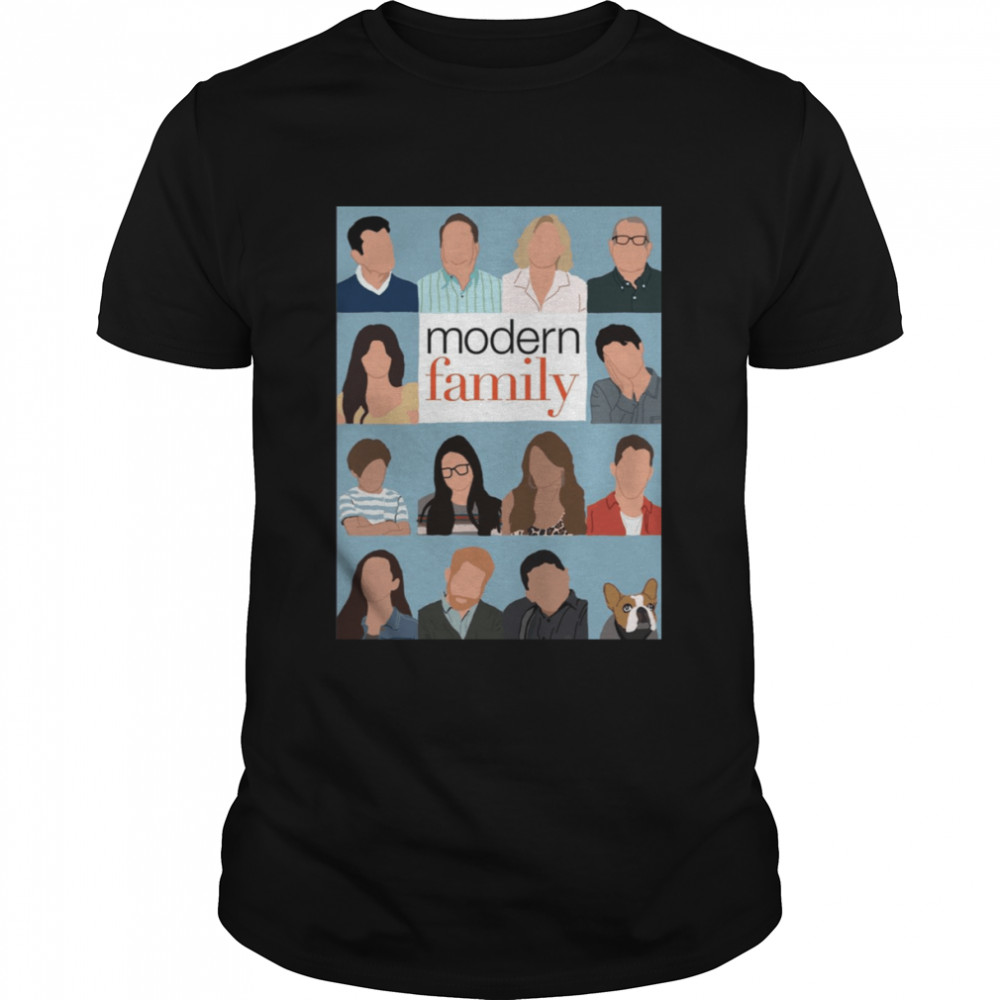 Modern Family Animated Graphic Characters shirt