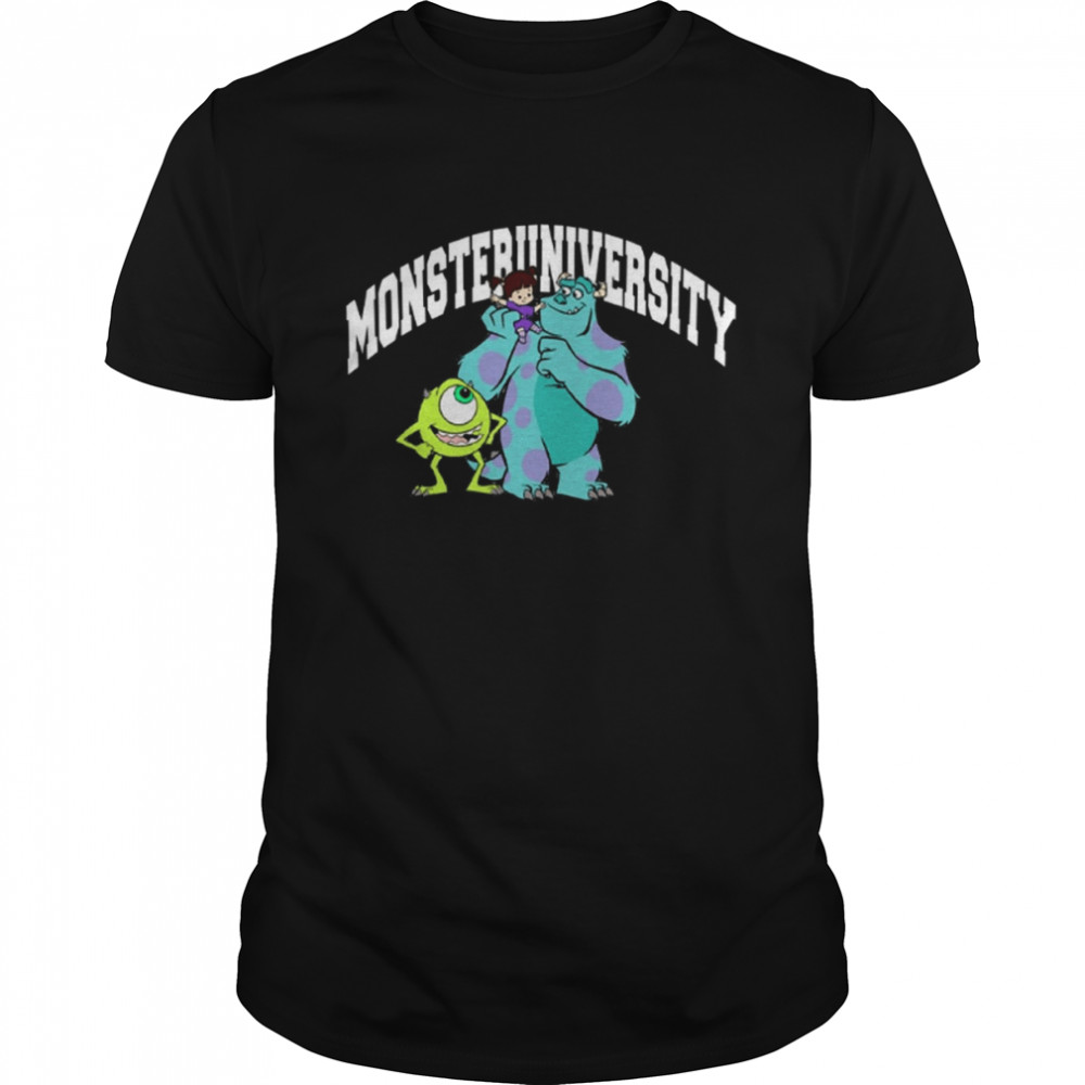 Monster University Logo Design Cartoon shirt