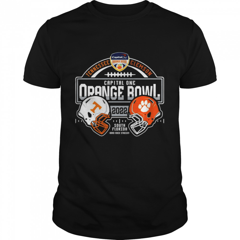 Original Tennessee Volunteers Vs Clemson Tigers Capital One Orange Bowl 2022 Shirt