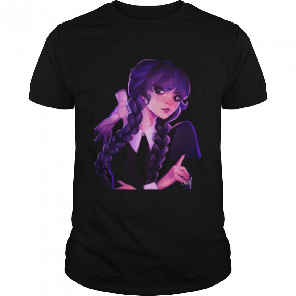 Pretty Girl Wednesday Addams shirt