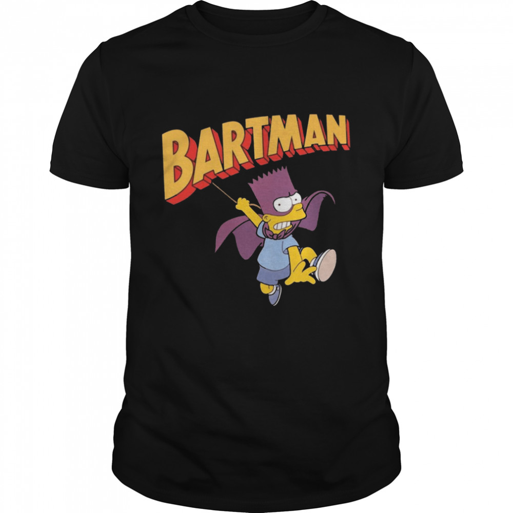 Purple Bart Simpson Bartman The Simpsons shirt