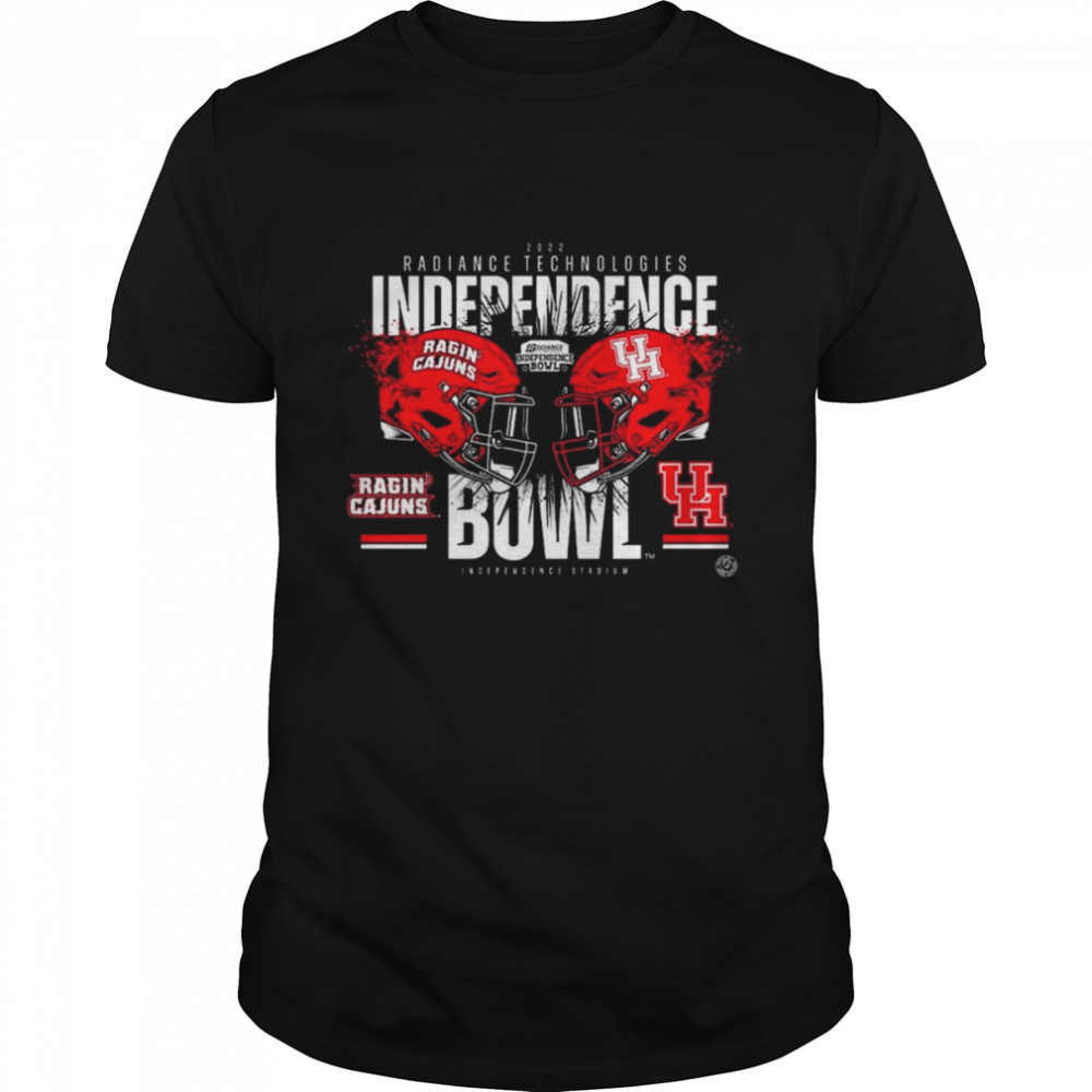 Ragin’ Cajuns Vs Cougars Of Houston 2022 Radiance Technologies Independence Bowl Shirt