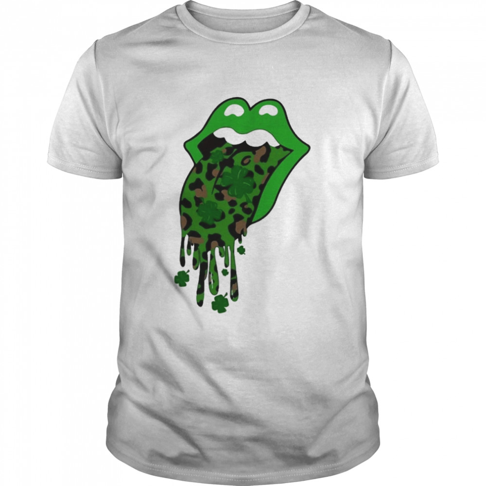 St Patrick’s Day Dripping Lips Shirt