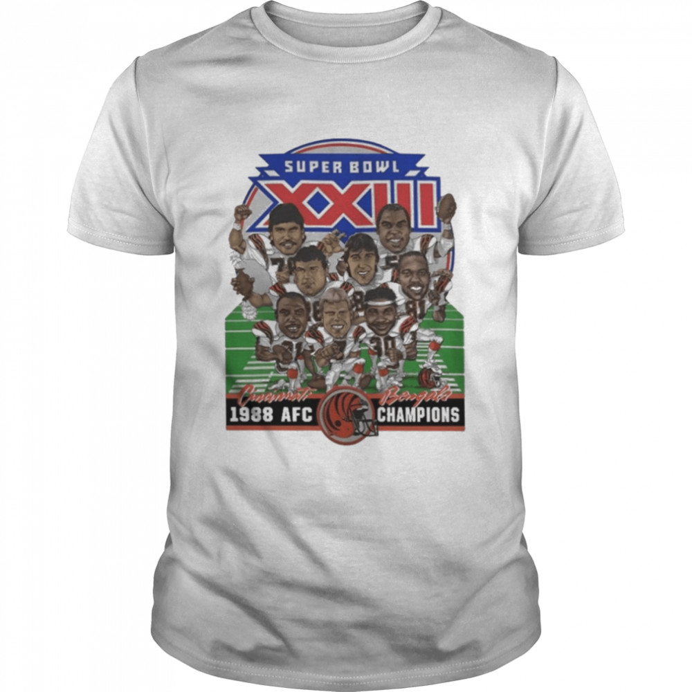 Super bowl xxiiI cincinnatI bengals 1988 AFC champions T-shirt