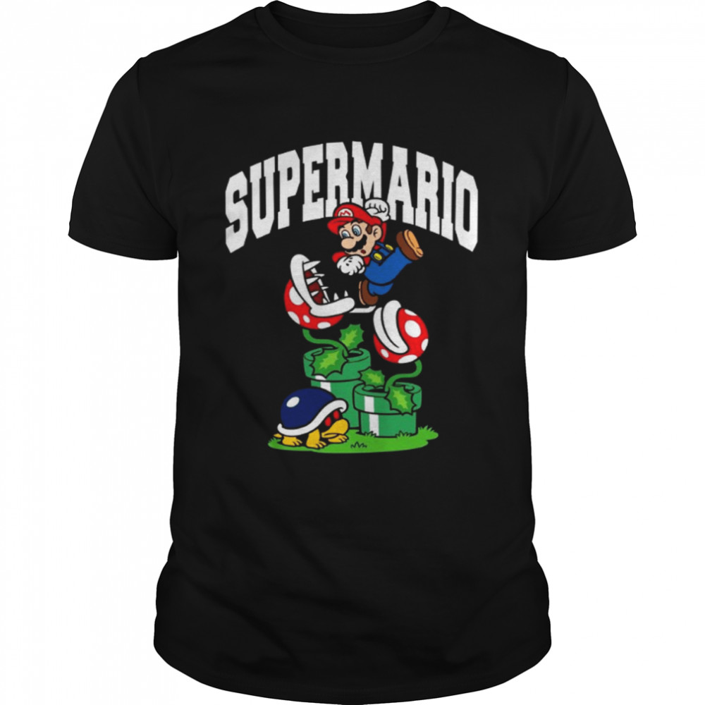 Super Mario The Scary Plant Mario Kart shirt