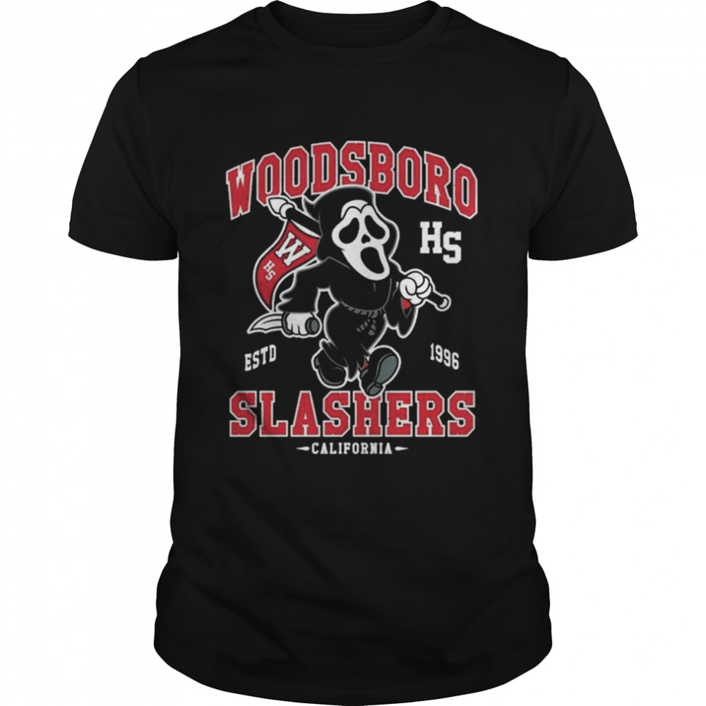 Woodsboro High School Mascot Vintage Distressed Horror College Mascot Shirt